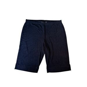 Chico's Black Travelers Bermuda Shorts